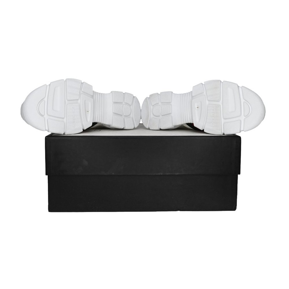 Gucci Men's Nathan Leather Web Sneakers - Picture 11 of 13